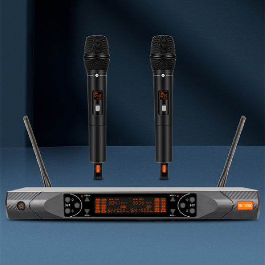Wireless Microphone One-to-two FM Stage Performance Microphone