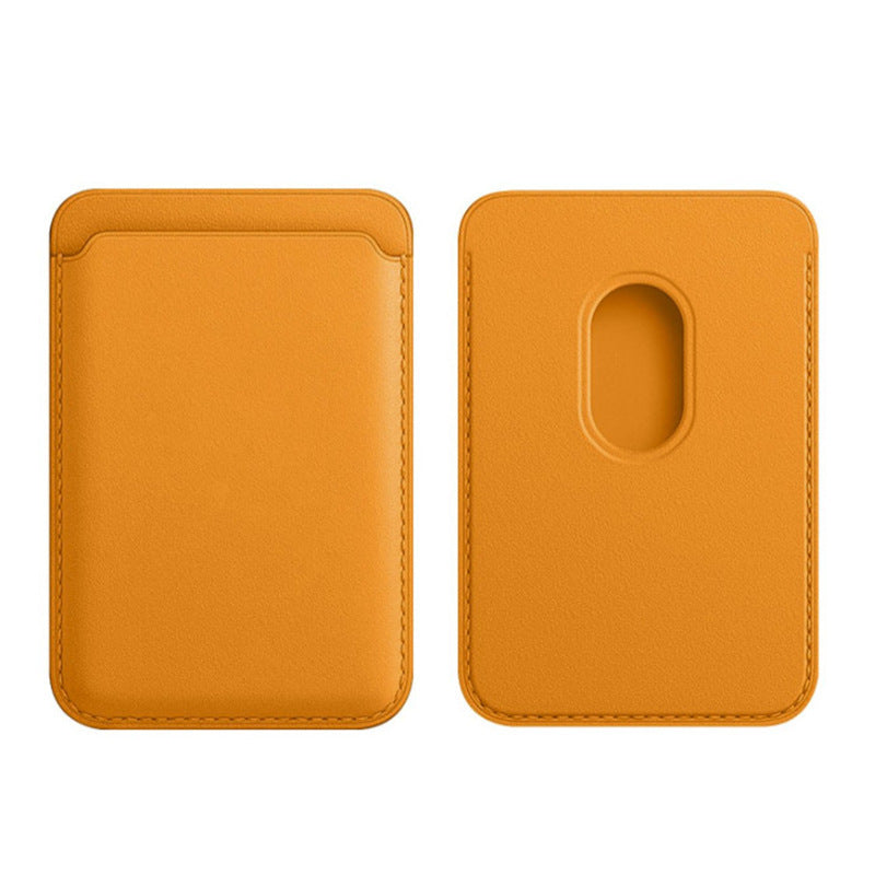 Magnetic Leather Card Holder Holder