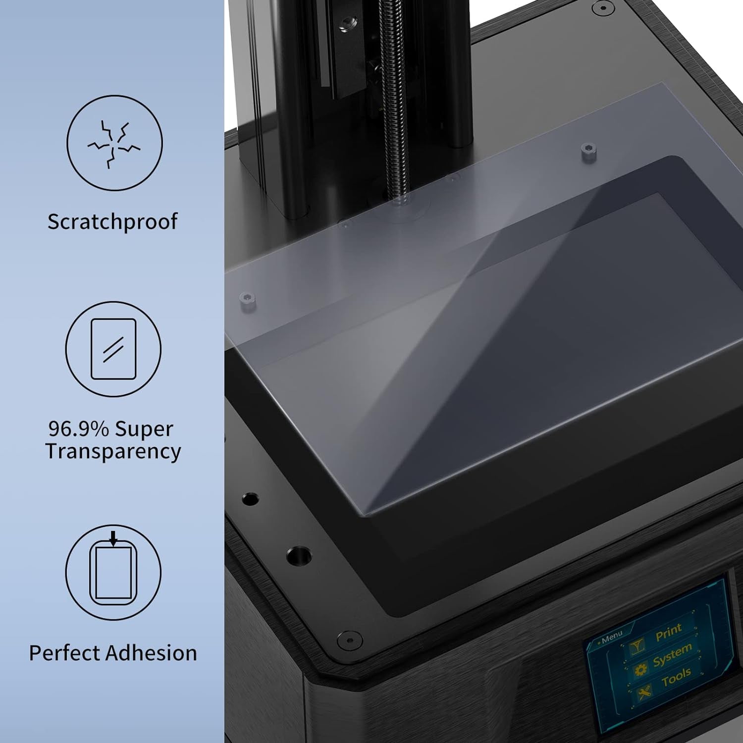 10.1 Inches LCD Screen Protection Film for Photon Mono M5S/Photon Mono M5S Pro R