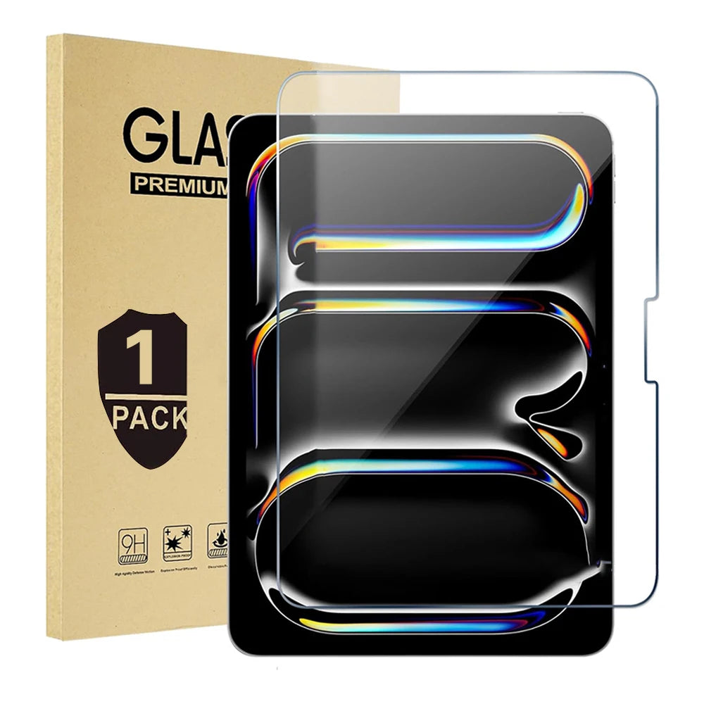 Glass for Ipad Pro 11 13 2024 M4 Glass Screen Protector for Ipad Air 13 2024 Air 6 11 2024 M2 Tempered Glass HD Film