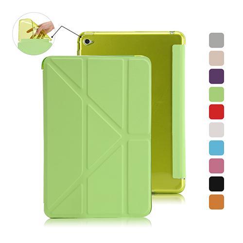 Compatible with Apple, iPad Air 2 Silicon Smart Case with Stand - Small Enterprise