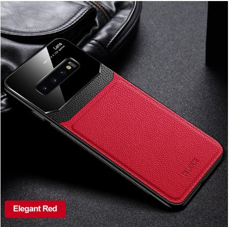 For Sam Sung S20 Case Leather Glass Shockproof Cover - Small Enterprise
