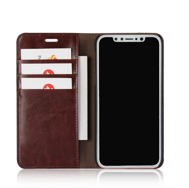 Compatible with Apple, iPhoneX mobile phone case cover new iphone7plus flip leather case - Small Enterprise