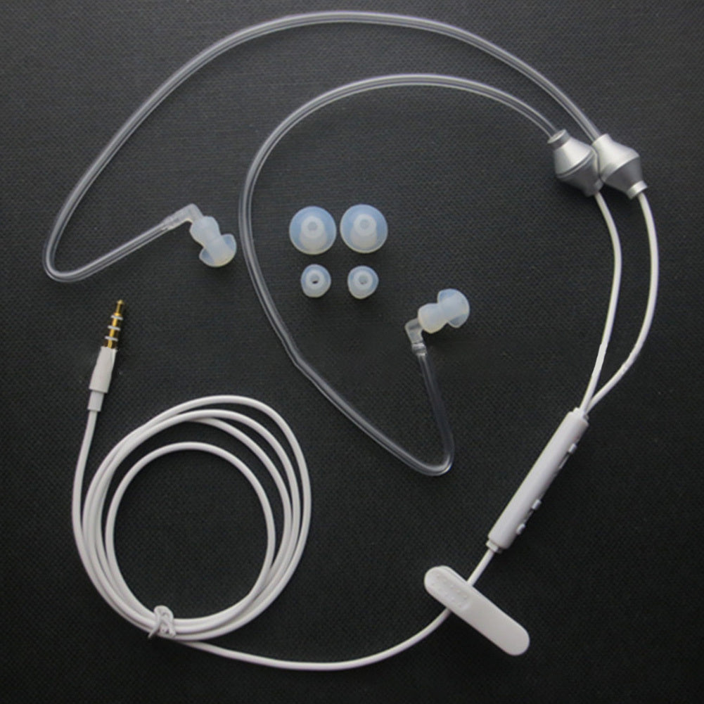 Mobile Phone Health Earphones With Microphone Bilateral in-ear Air Duct Health Non-hazardous Earphones