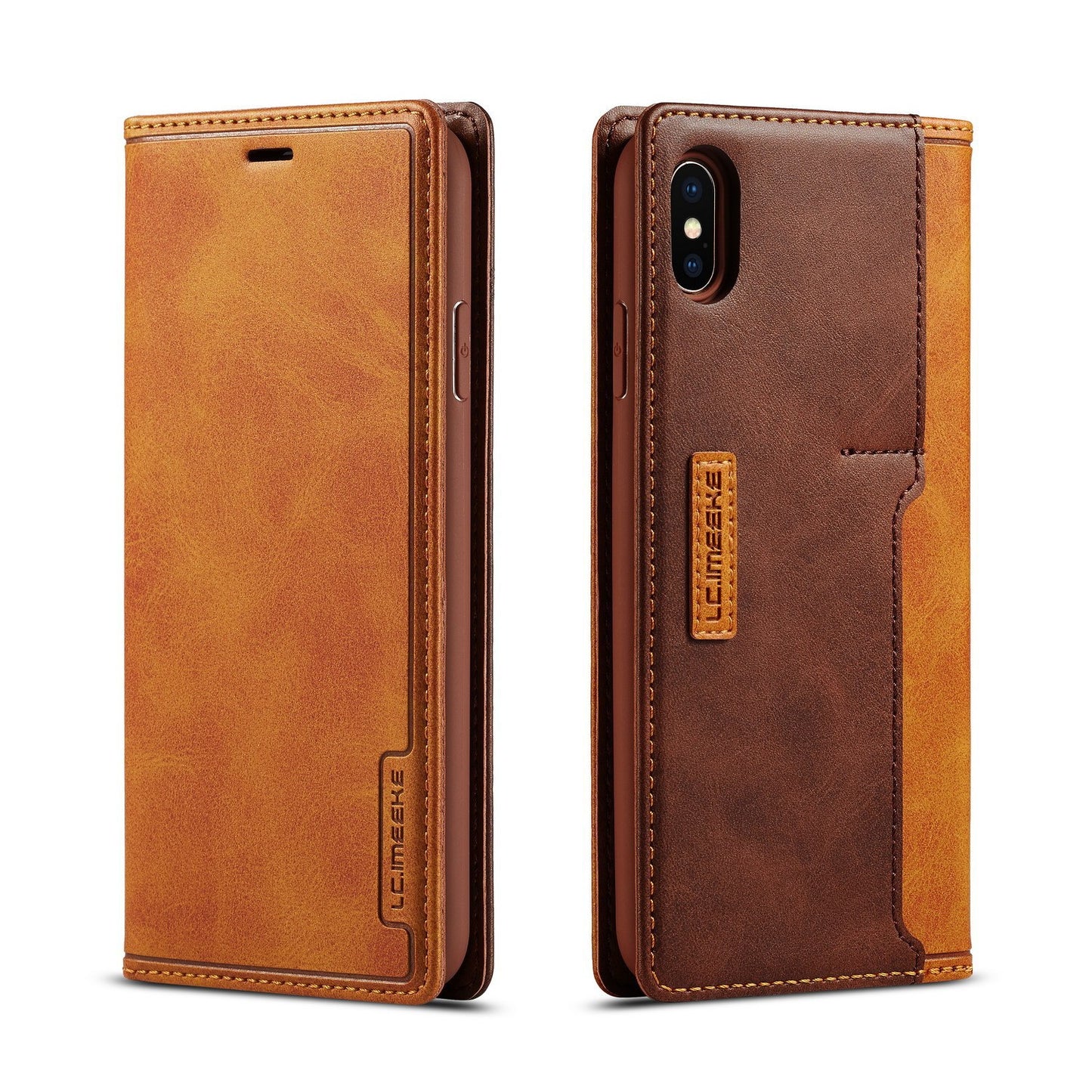 Wallet Leather Case Creative Retro Card Protective Cover - Small Enterprise