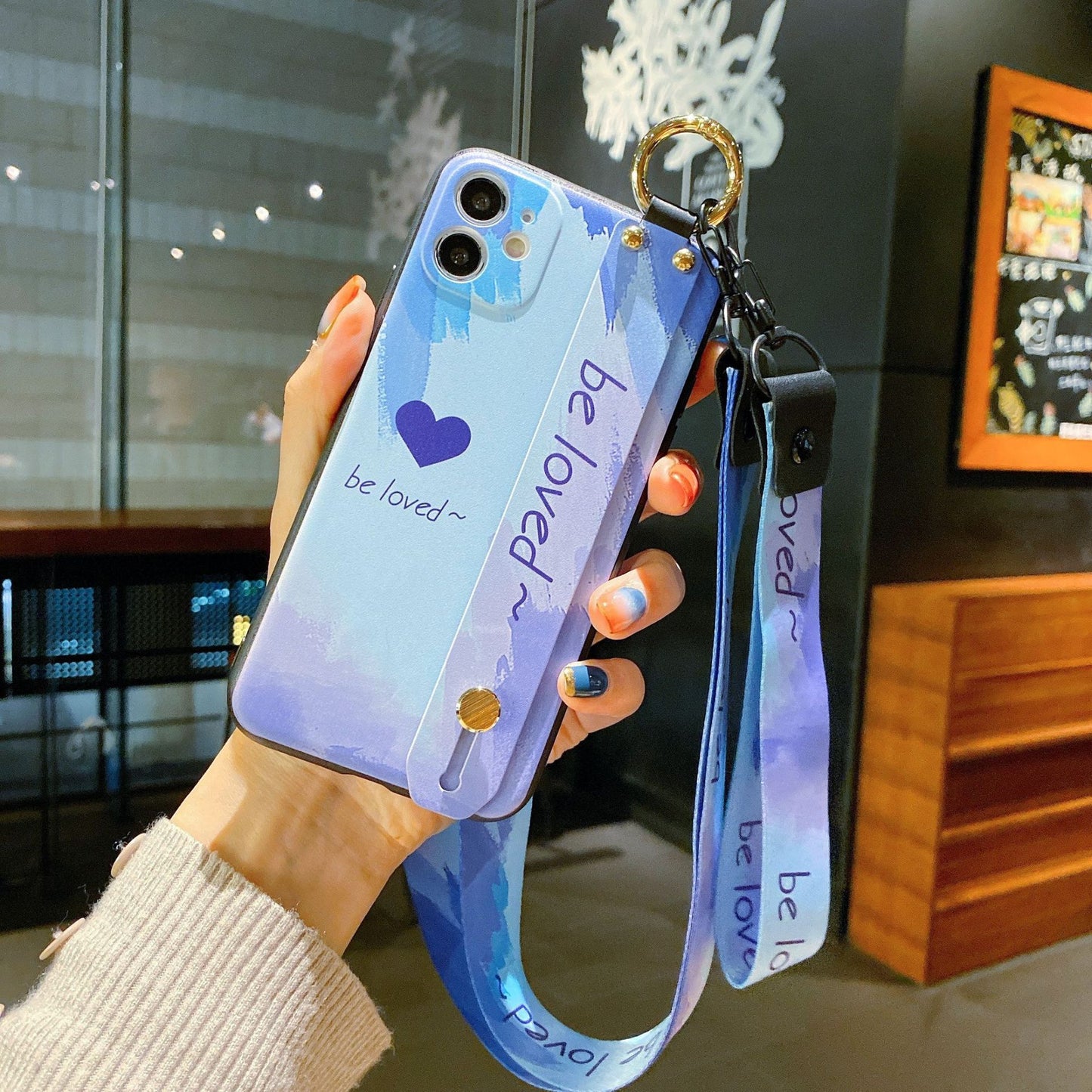 Wristband Phone Case Watercolor Phone Case - Small Enterprise