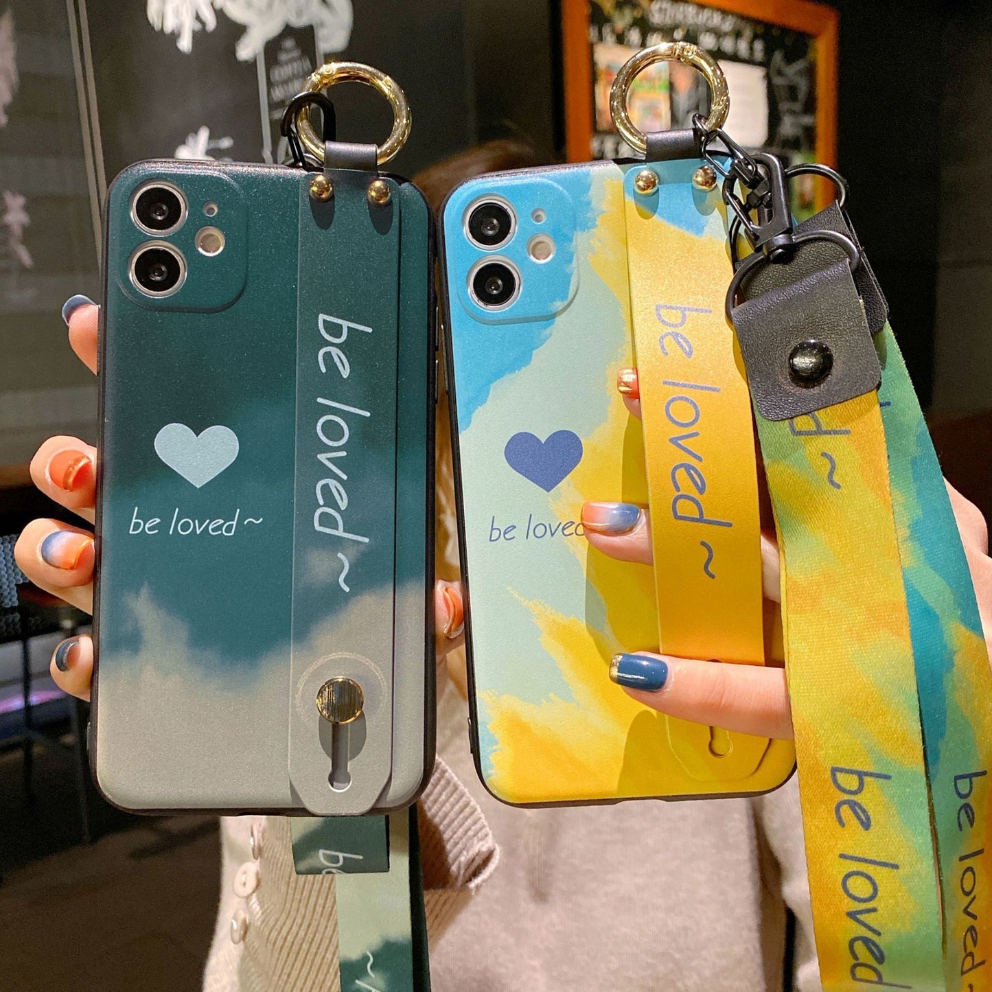 Wristband Phone Case Watercolor Phone Case - Small Enterprise