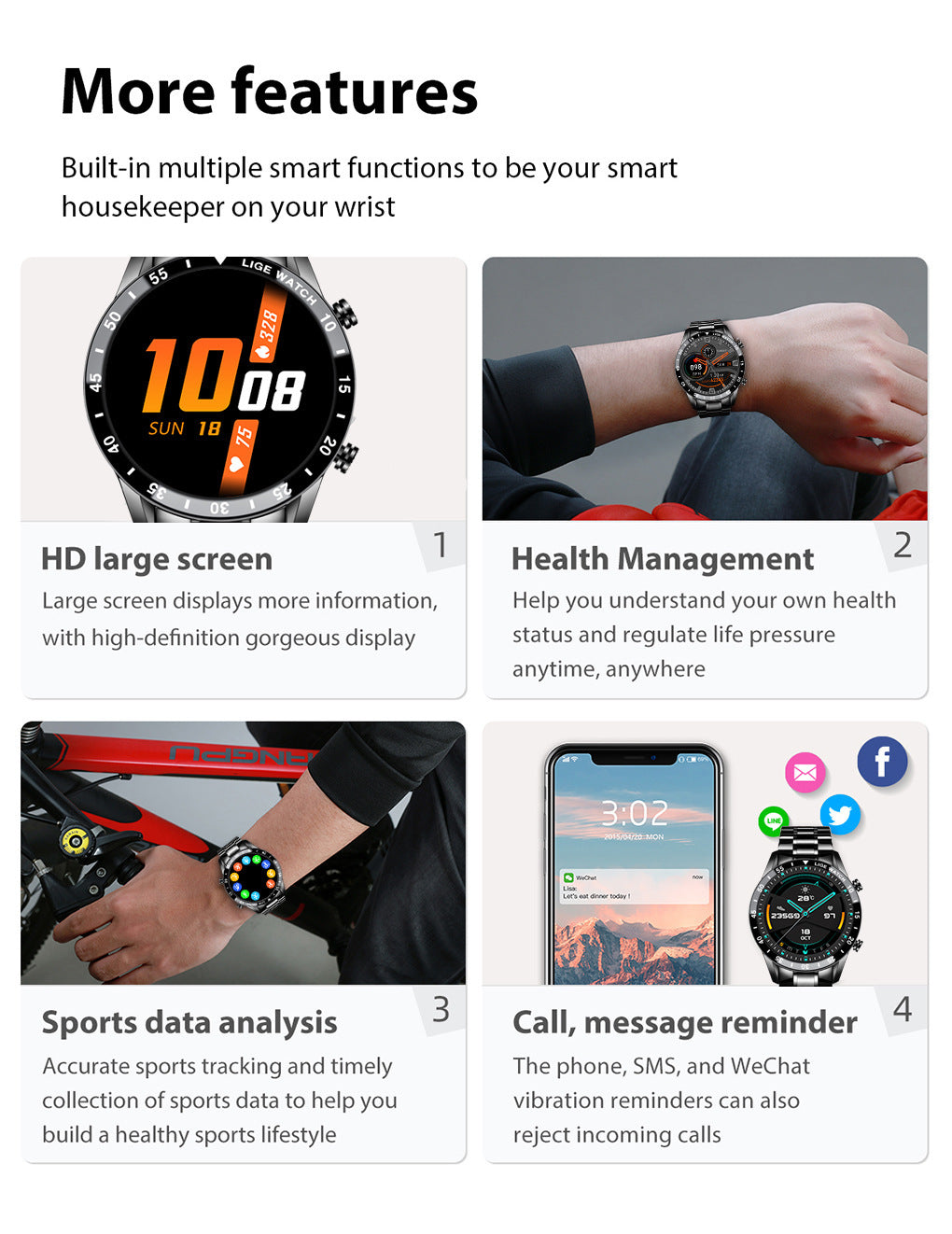LigeNext Gen SmartWear Watch