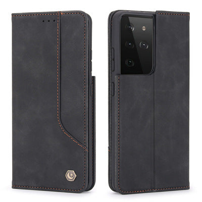 Leather Wallet Case Flip Cover - Small Enterprise