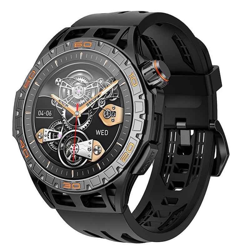 Waterproof Round Screen Step Tracker Watch