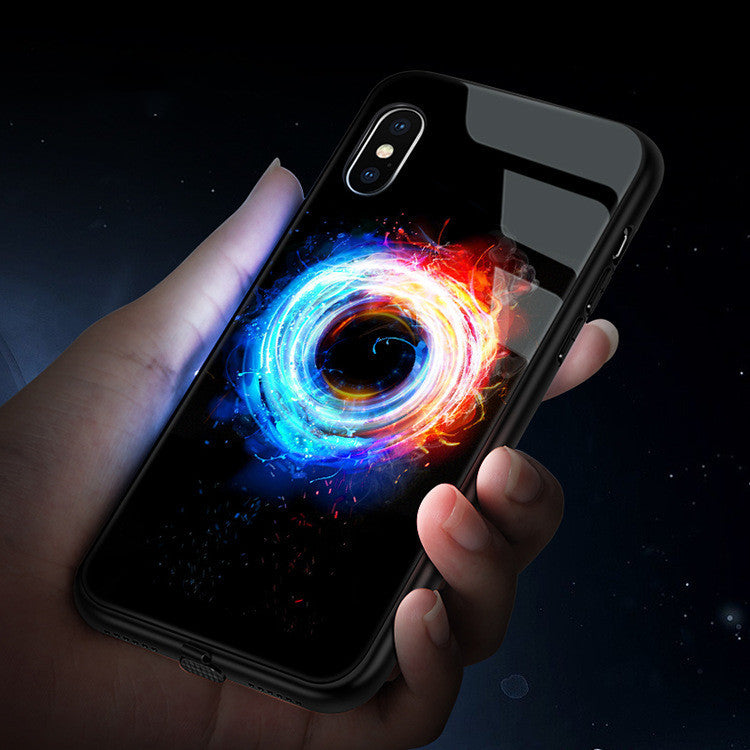 Compatible with Apple , Voice-activated Mobile Phone Case Tempered Glass Case - Small Enterprise