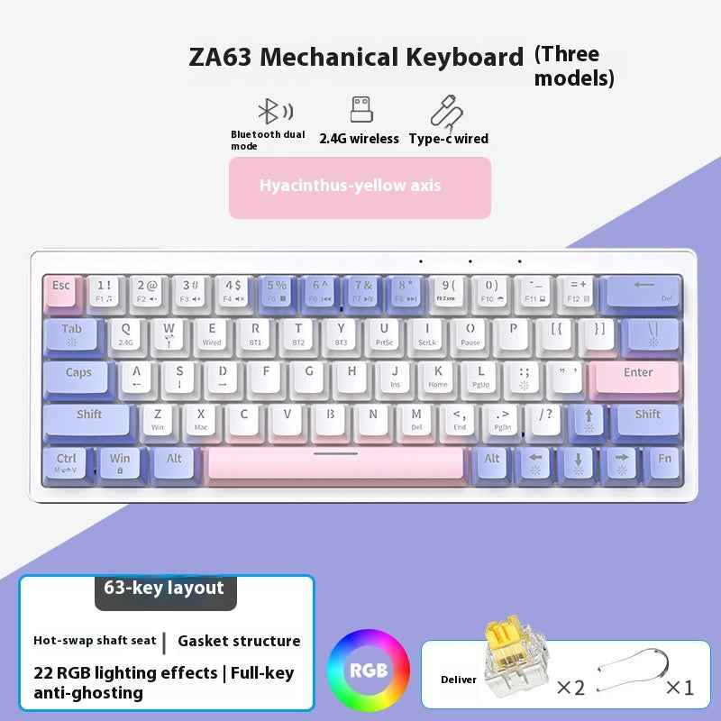Customized Three-Model Mechanical Keyboard