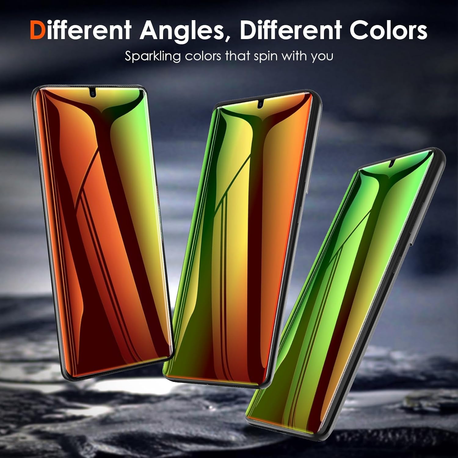 2 Pack for Samsung Galaxy S21 Ultra Privacy Screen Protector, Gradient