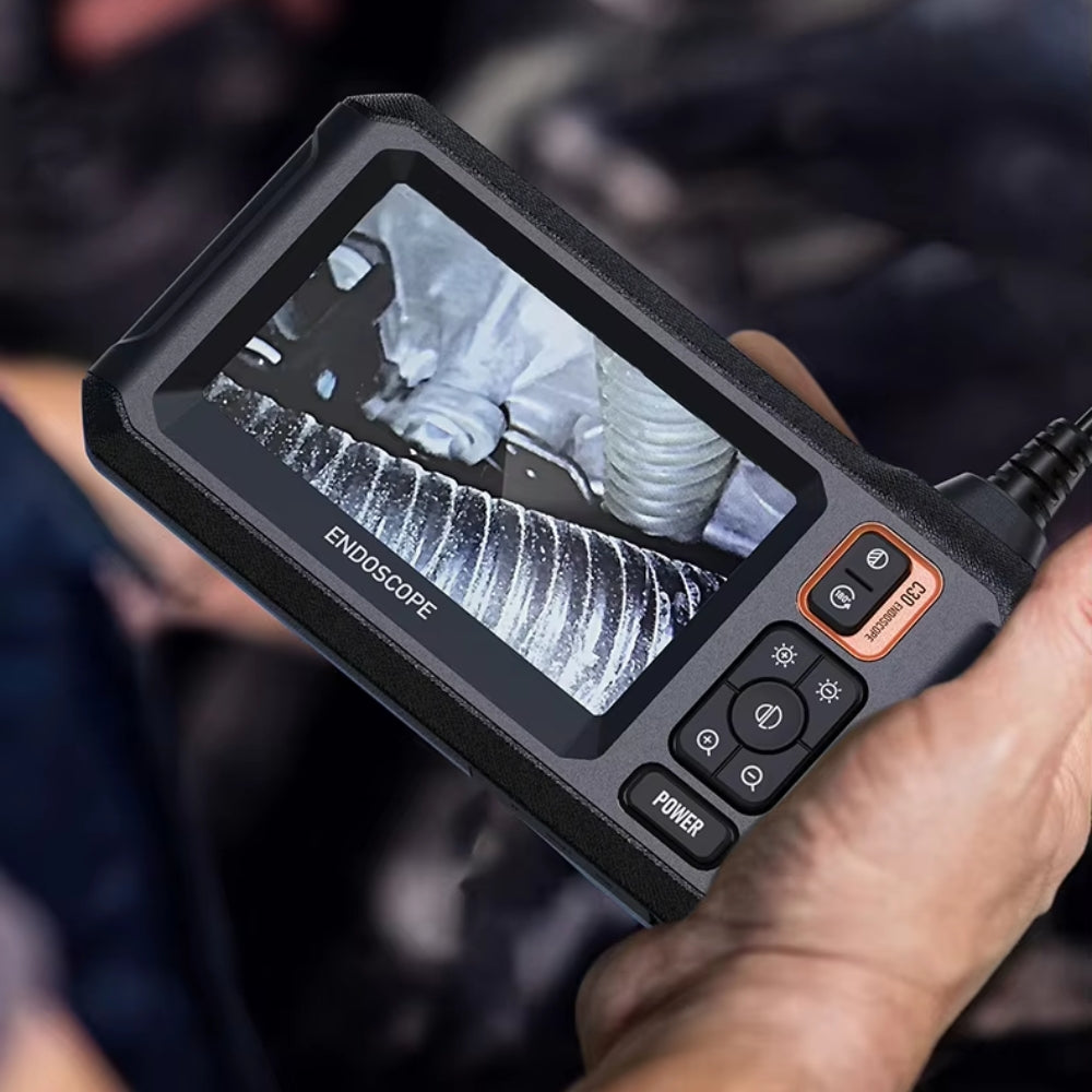 Industrial Endoscope Camera with HD Screen and Waterproof Inspection Probe - Small Enterprise