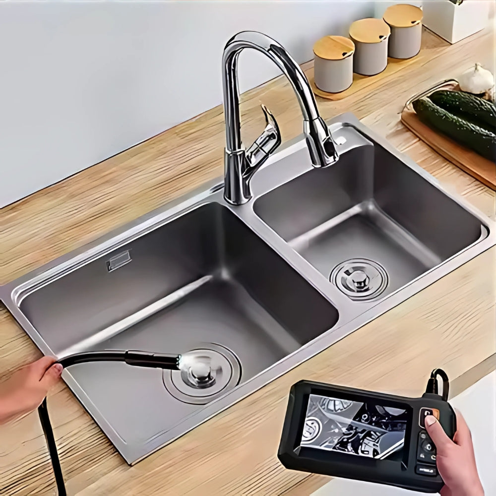 Industrial Endoscope Camera with HD Screen and Waterproof Inspection Probe - Small Enterprise