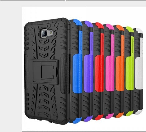 Samsung S8 plus Galaxy S8 mobile phone shell bracket colorful pattern in tire pattern inclusive fall proof sleeve - Small Enterprise
