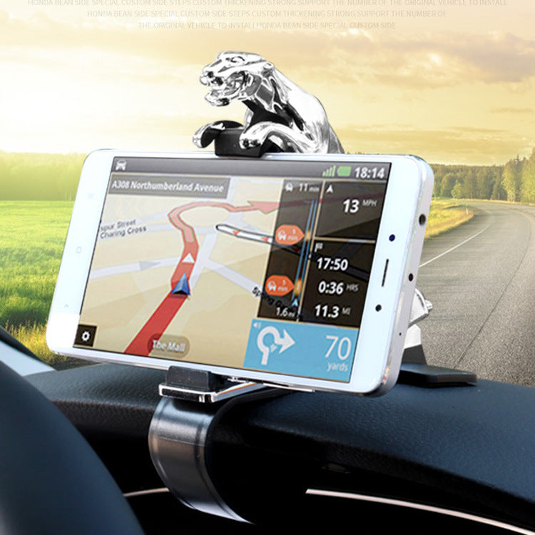 Car Leopard Form Dashboard Phone Holder - Smallenterprised
