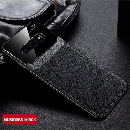For Sam Sung S20 Case Leather Glass Shockproof Cover - Small Enterprise