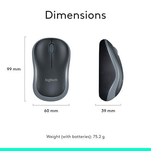 Logitech MK270 Wireless Keyboard-Mouse Duo - Black