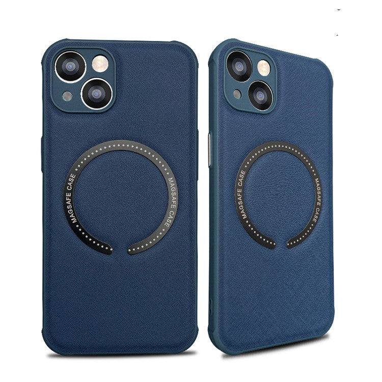 Leather Phone Case Iphone14 Mag Safe Magnetic Cross - Small Enterprise