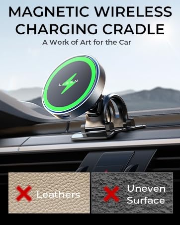 LISEN MagSafe 15W Wireless Car Charger Mount - Small Enterprise