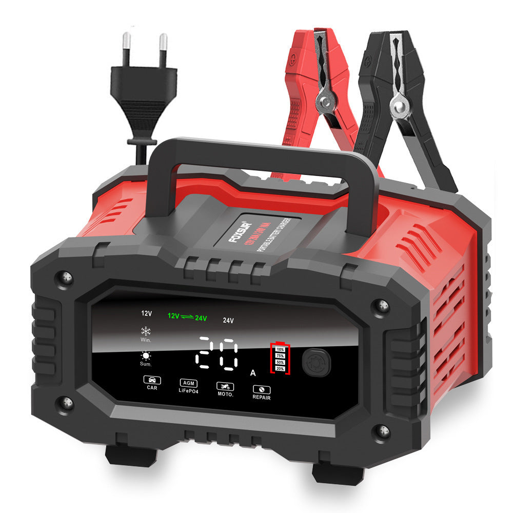 High Power Portable Motorcycle Battery Charger