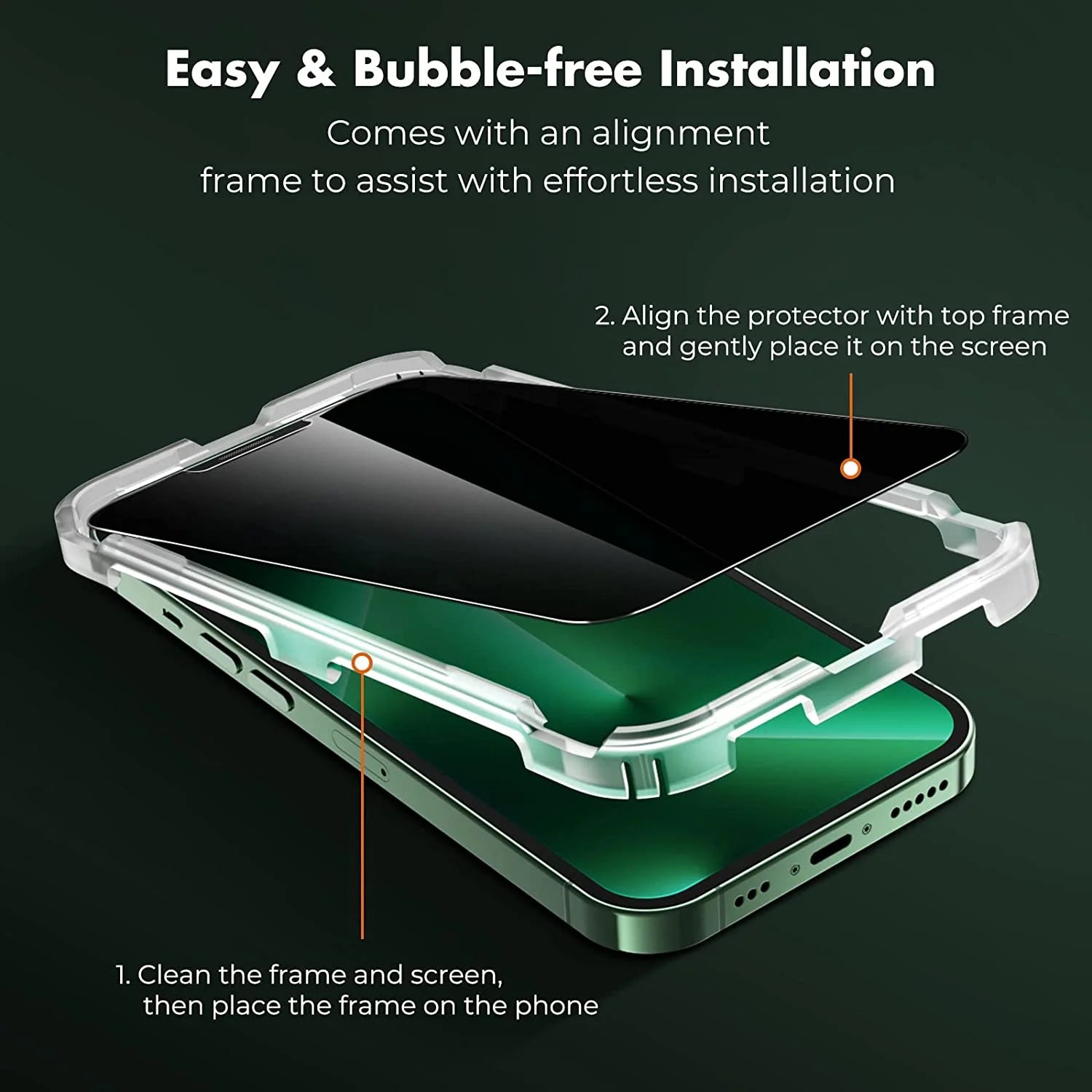 Privacy Screen Protector for Iphone 13 Pro Max/Iphone 14 Plus, 2 Pack