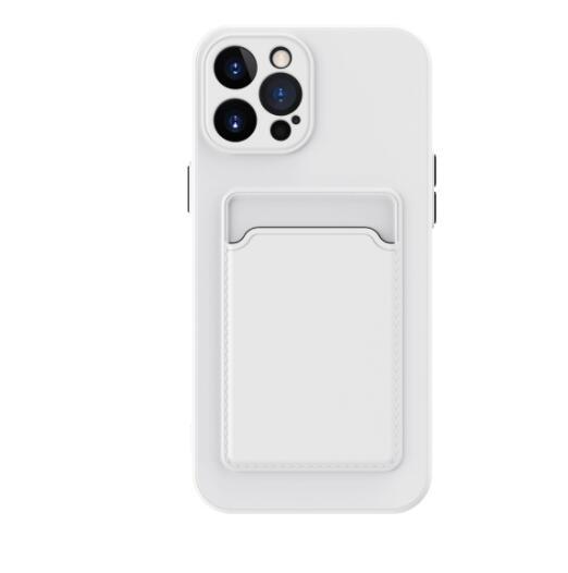 Simple Pure Color Liquid Silicone Phone Case - Small Enterprise
