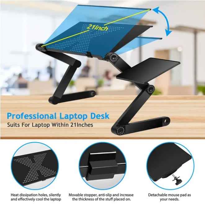 Adjustable Foldable Laptop Desk