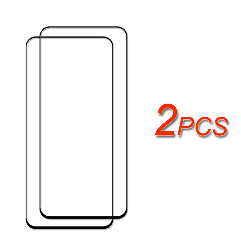 6 in 1 for Redmi Note 13 Glass Tempered Glass Redmi Note 13 Glass Full Cover Screen Protector Camera Film Redmi Note 13