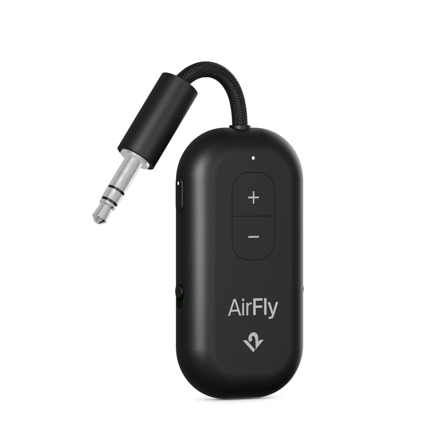 Twelve South AirFly SE | Bluetooth Wireless Audio Transmitter Adapter for AirPods/Headphones, 20+ Hr Battery, Works with 3.5mm aux Jacks on Airplanes, TVs, Gym Equipment, and Travel - Small Enterprise