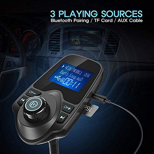 Nulaxy FlexiConnect: 2024 Bluetooth FM Car Adapter