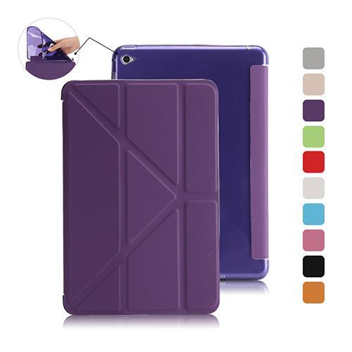 Compatible with Apple, iPad Air 2 Silicon Smart Case with Stand - Small Enterprise