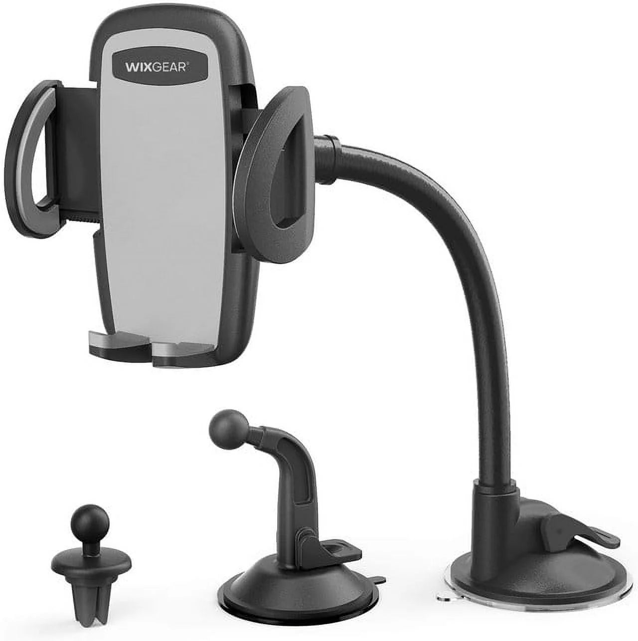 3-In-1 Universal Car Phone Mount, Phone Holder for Car, Cell Phone Car Mount Air Vent Holder