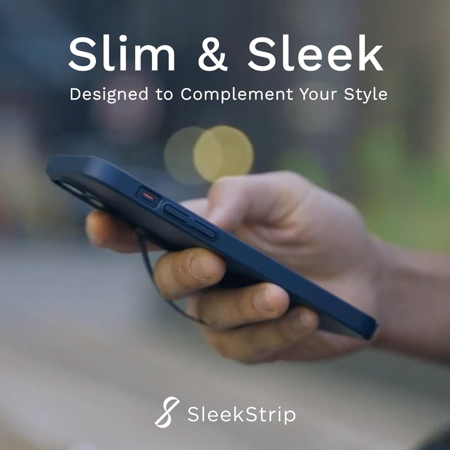 Ultra-Thin Phone Grip, Non-Slip Finger Strap , Adjustable Angle Strap Holder for Hand, Phone Case Accessory Gift for Iphone and Android