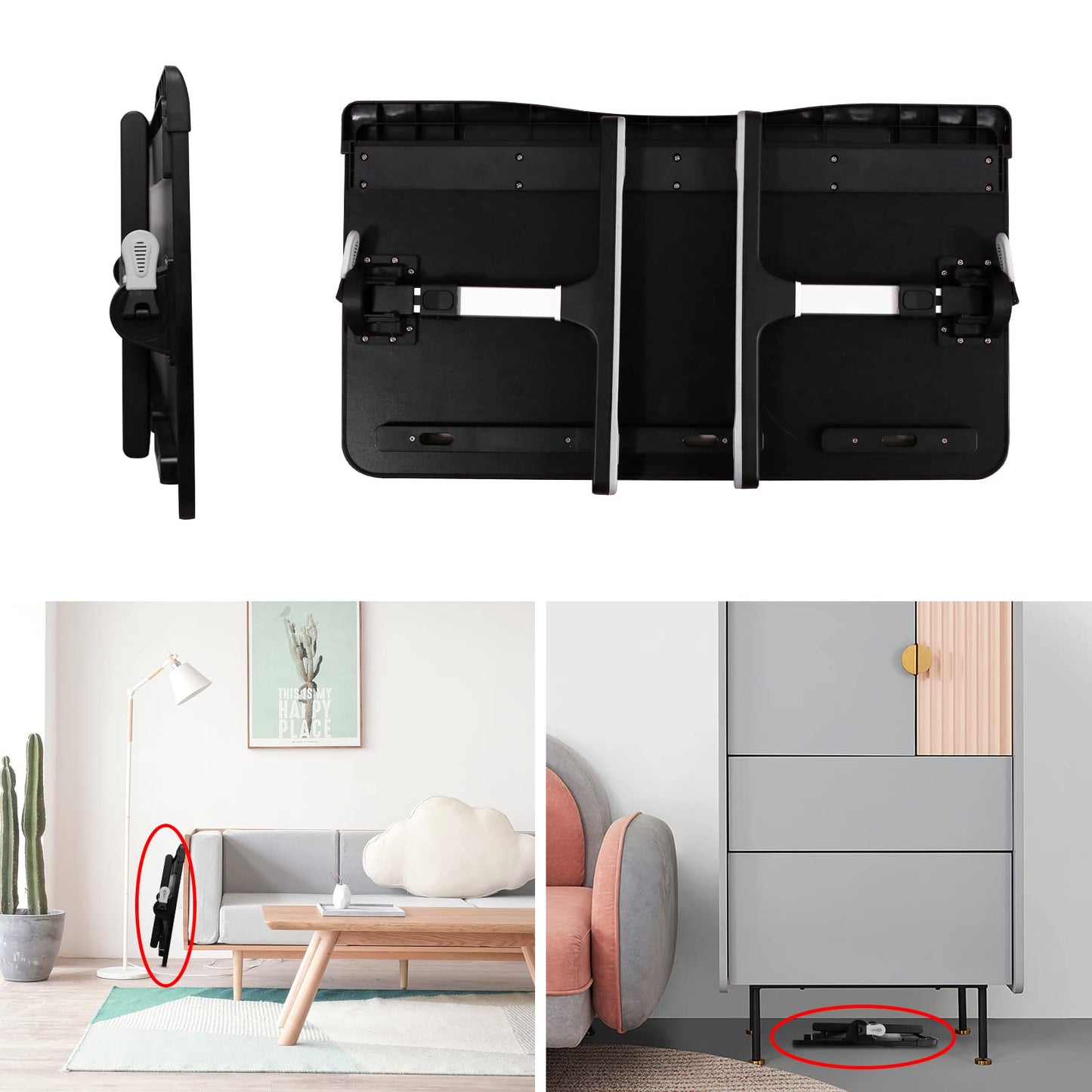 FlexiFold XL: Adjustable Laptop Tray for Bed & Sofa