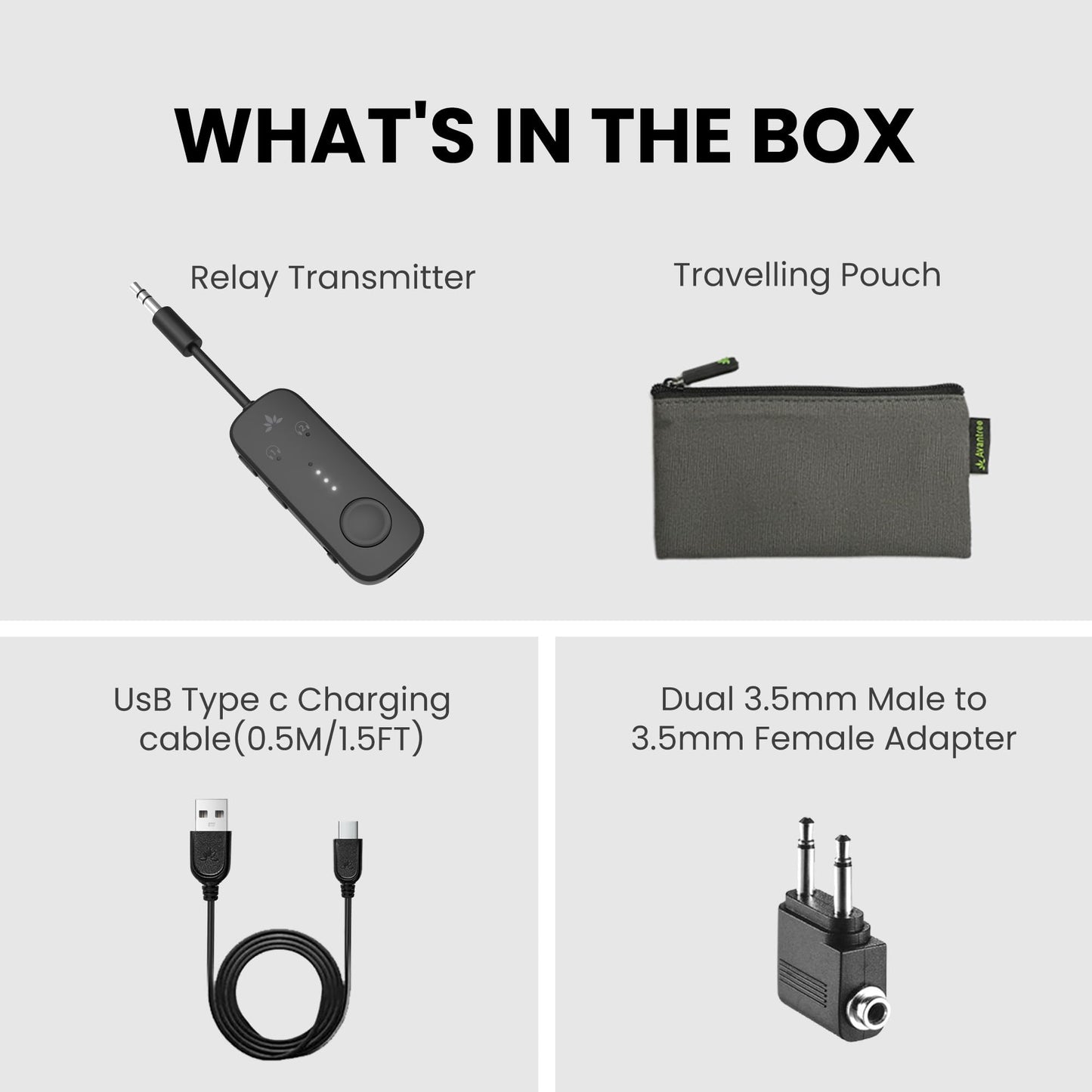 SkySync Duo: Bluetooth 5.3 Travel Audio Adapter