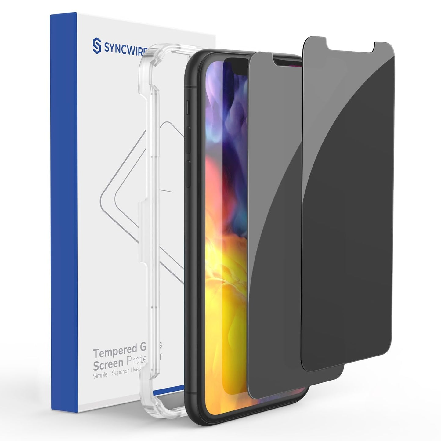 SYNCWIRE 28° Anti-Spy Glass for iPhone 12 Pro Max - Small Enterprise