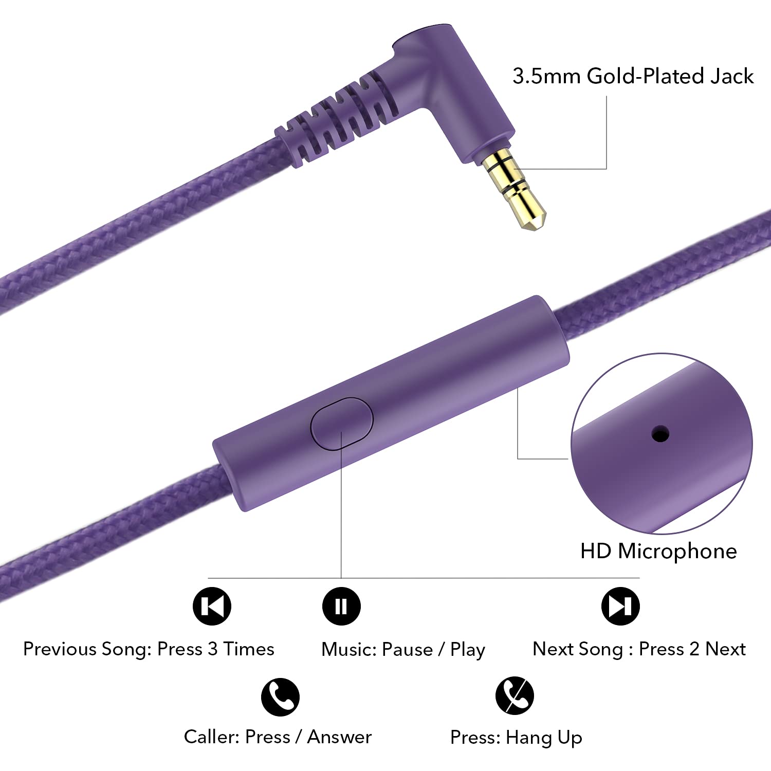 RORSOU R10 Foldable Bass Headphones with Mic - Small Enterprise