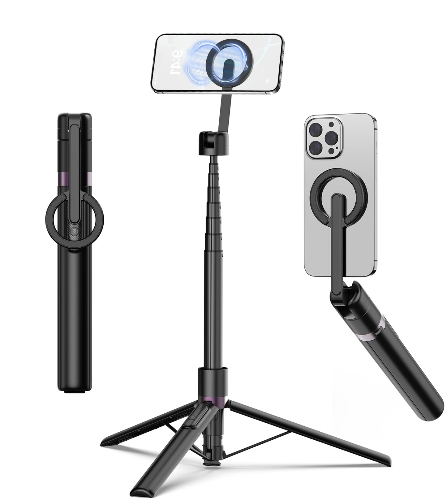 TONEOF MagFlex 68 Tripod Selfie Stick - Beige Gray - Small Enterprise