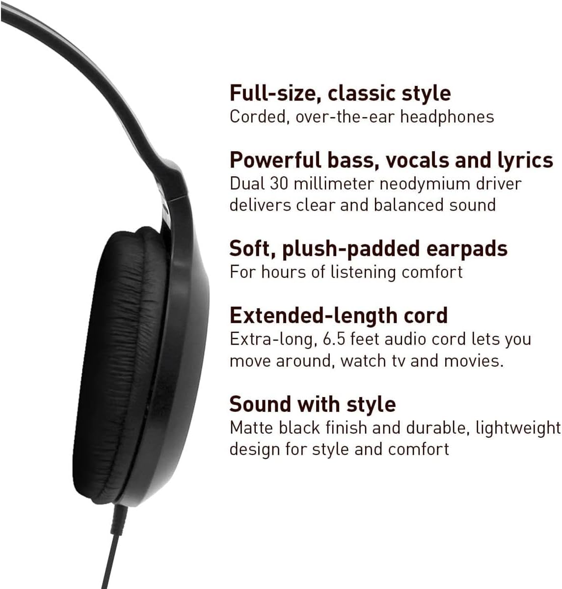 Panasonic RP-HT161-K: Lightweight Bass-Enhanced Headphones - Small Enterprise