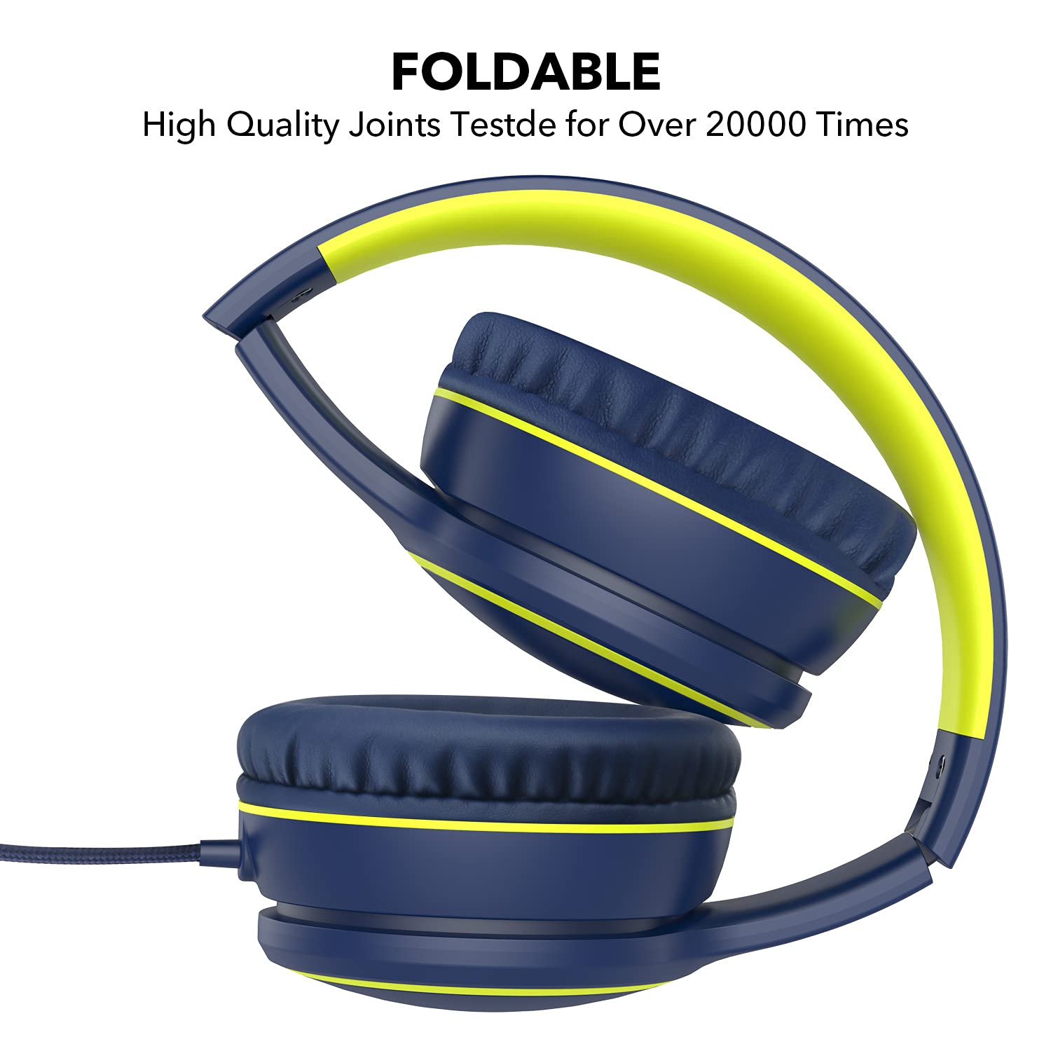 RORSOU R10 Foldable Bass Headphones with Mic - Small Enterprise
