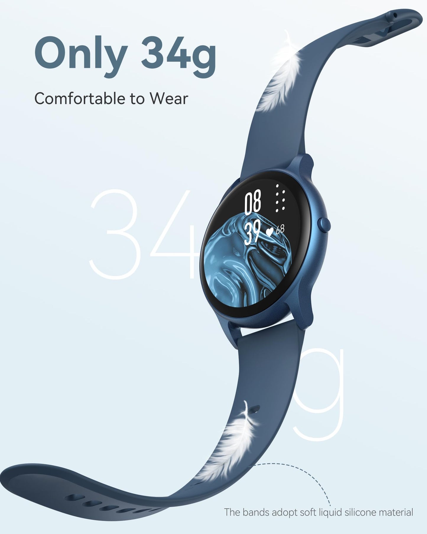 SportyPink Smartwatch - 5ATM, Fitness Tracker, HR Monitor - Small Enterprise