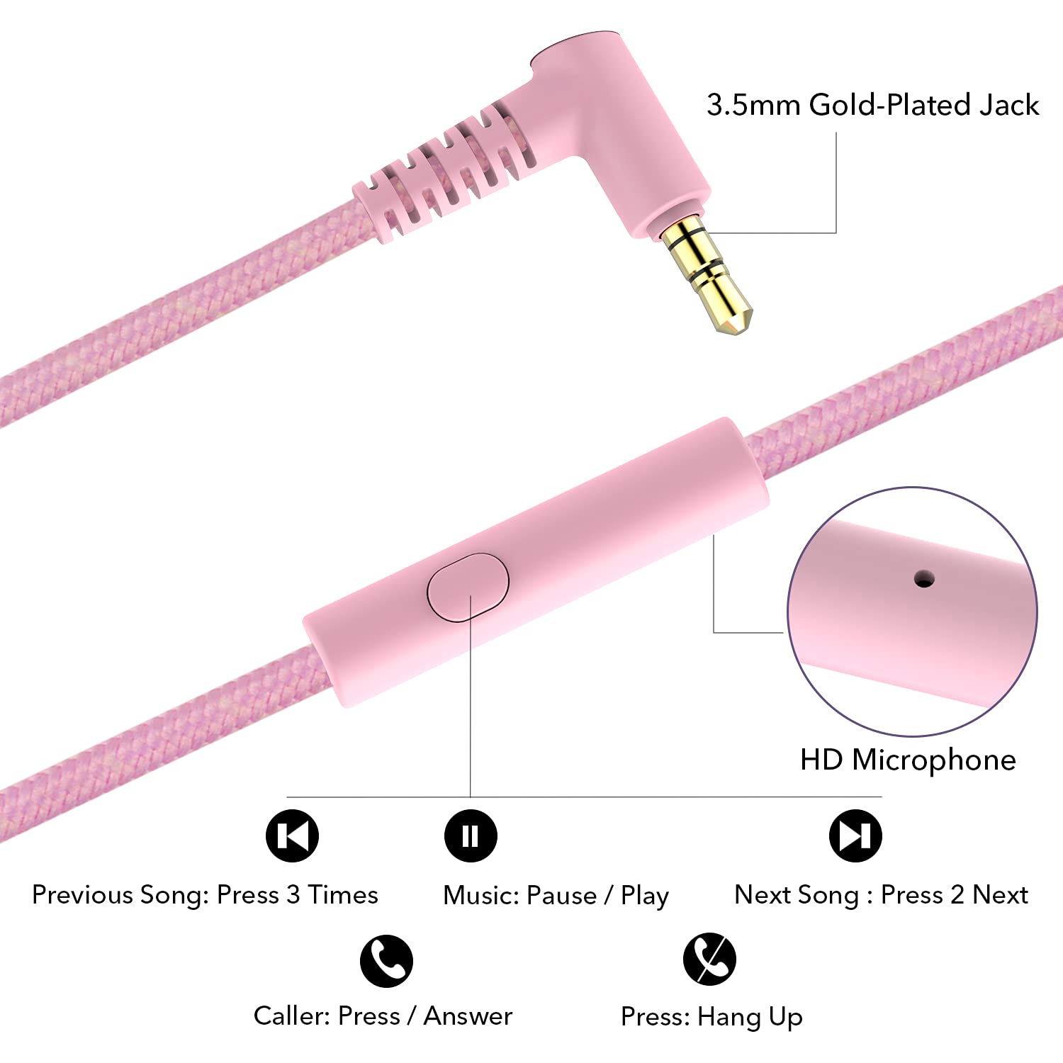 RORSOU R10 Foldable Bass Headphones with Mic - Small Enterprise