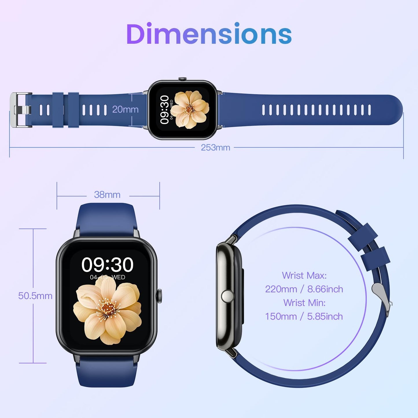 FitGoddess Smartwatch: Health & Fitness Tracker - Small Enterprise