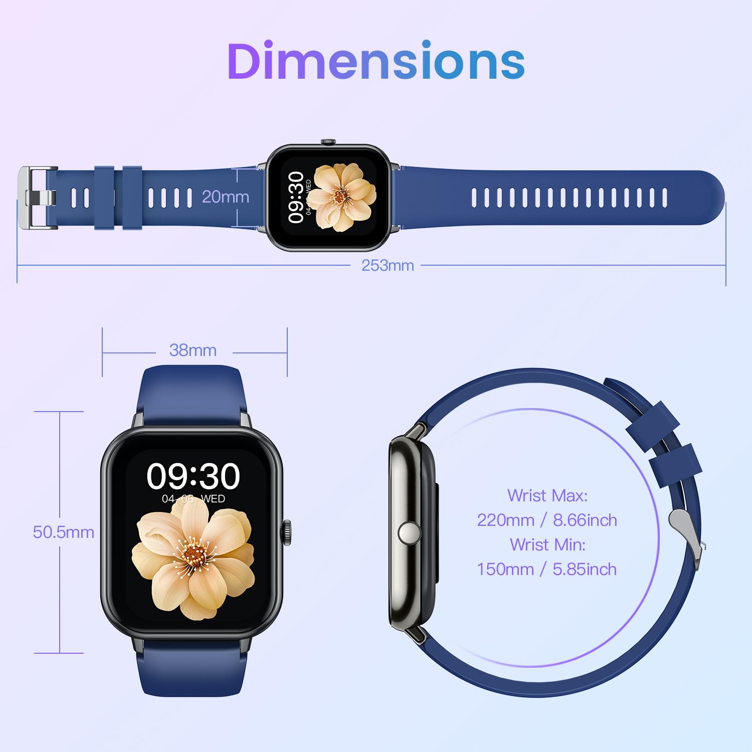 FitGoddess Smartwatch: Health & Fitness Tracker - Small Enterprise