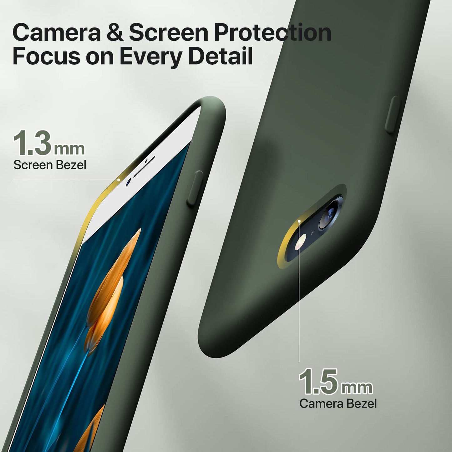 Miracase Capri Blue Slim Shockproof iPhone Case