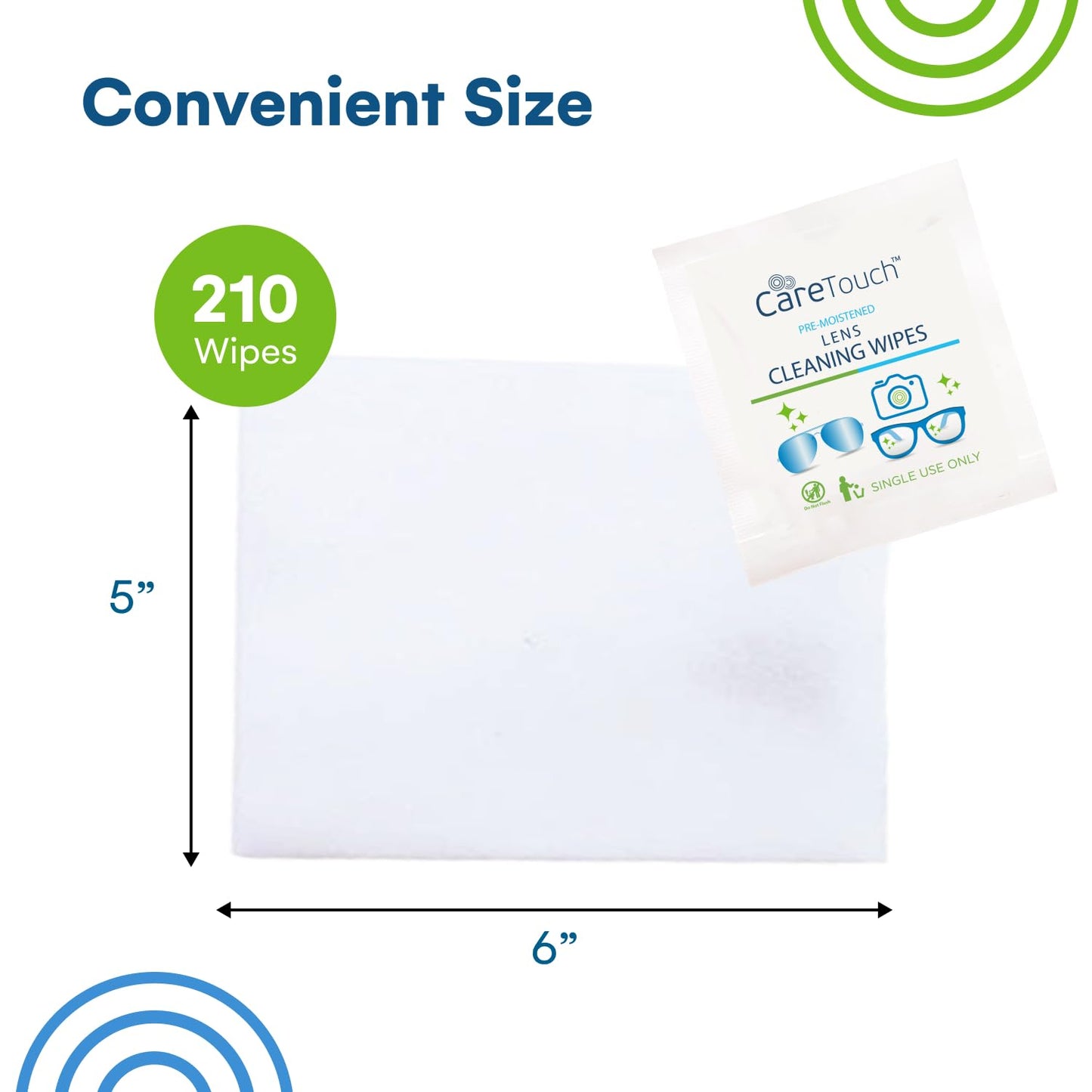 ClarityWipes: 100 Gentle Pre-Moistened Lens Cleaners