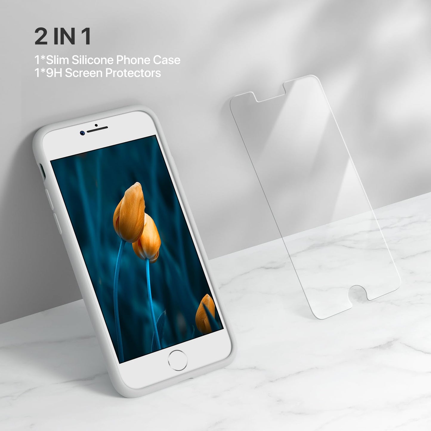 Miracase Capri Blue Slim Shockproof iPhone Case