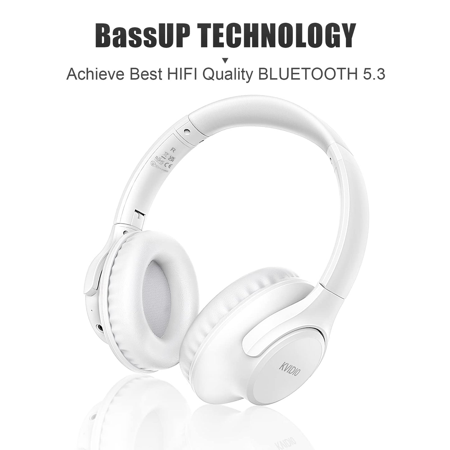 KVIDIO ProBass 65H Wireless Headphones - Travel Ready! - Small Enterprise
